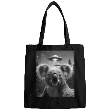 Discover UFO Funny Koala Bear Bags