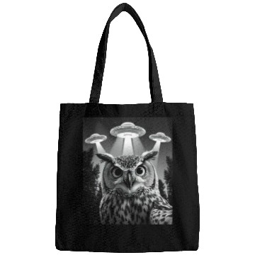 Discover UFO Funny Owl Bags