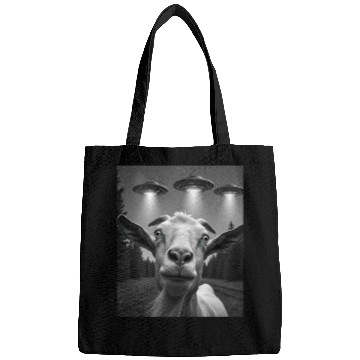 Discover UFO Funny Goat Bags