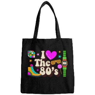Discover Retro 80s Style design – Perfect for Nostalgia Fa Bags
