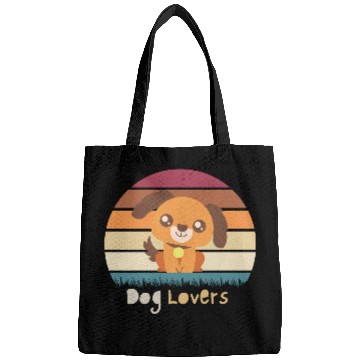 Discover Dog lovers funny and cut dog Bags