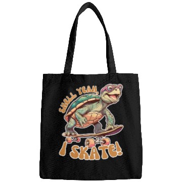 Discover Shell Yeah, I Skate! Funny Turtle Skater Bags