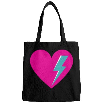 Discover Heart with Lightning Bolt Bags