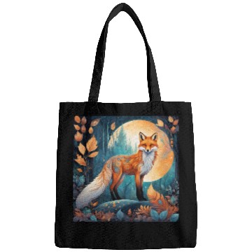 Discover Mystical Moonlit Fox Bags