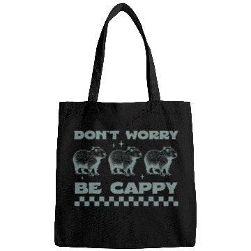 Discover Don't Worry, Be Cappy - Funny Capybara Design Bags