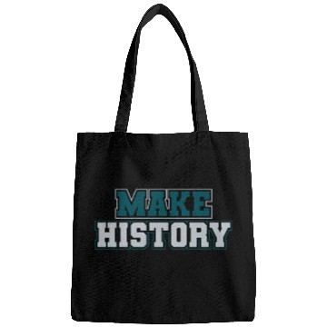 Discover Make History Green and Silver Bags