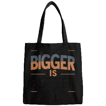 Discover BIGGER - BE BETTER" - Inspiring and Motivational Bags