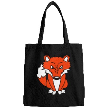 Discover Fox Evil Eye Dangerous Red Fox Wild Animal Angry Bags