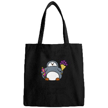 Discover let me into your heart penguin Bags