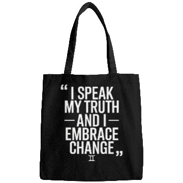 Discover Gemini Zodiac: I Speak My Truth And I Embrace Bags