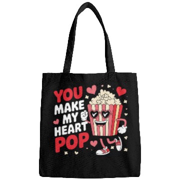 Discover Fun You Make My Heart Pop Popcorn Bags