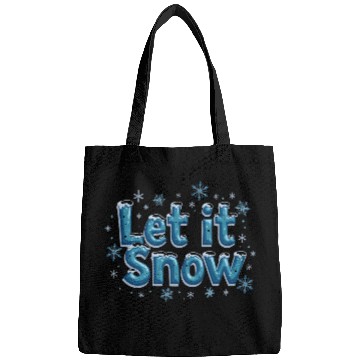 Discover Let It Snow – Embrace the Winter Magic! Bags
