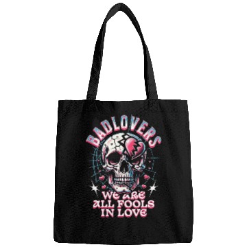 Discover Bad Lovers Skull Gothic Valentine Punk Hearts Bags