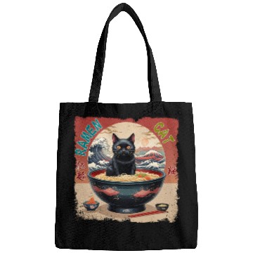 Discover Ramen Cat Bags