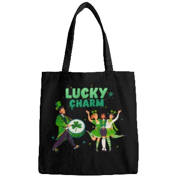 Discover Lucky Charm Unisex Lightweight Crewneck Bags