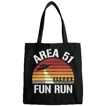Discover Area 51 Fun Run I Aliens UFO Roswell Alien Bags
