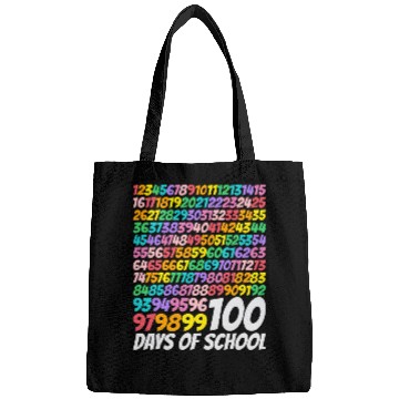 Discover 100 days of school Math Numbers 100th Days Of Scho Bags