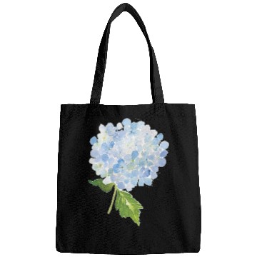 Discover Blue hydrangea watercolor flower Active Bags