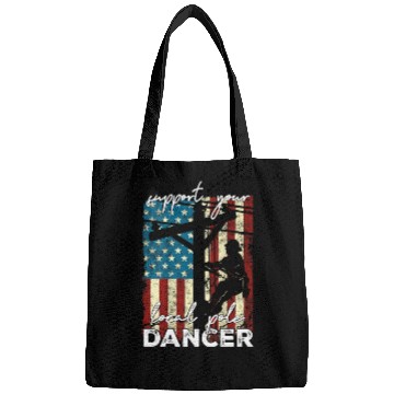 Discover Support Your Local Pole Dancer – Funny Lineman Bags