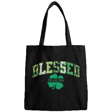 Discover Blessed Grandma St Patricks Day Spring and Summer Bags
