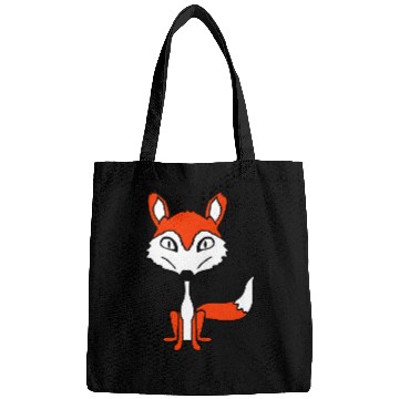 Discover Fox Evil Look Dangerous Crazy Wild Animal Fun Face Bags