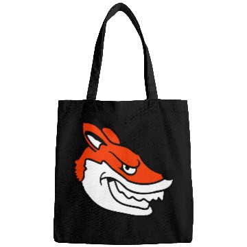 Discover Fox Evil Look Dangerous Crazy Wild Animal Fun Face Bags