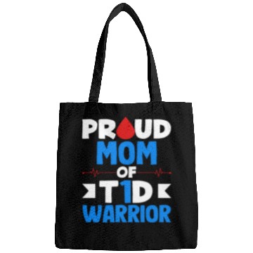 Discover Proud Mom Of T1D Warrior Diabetes Type 1 Awareness Bags