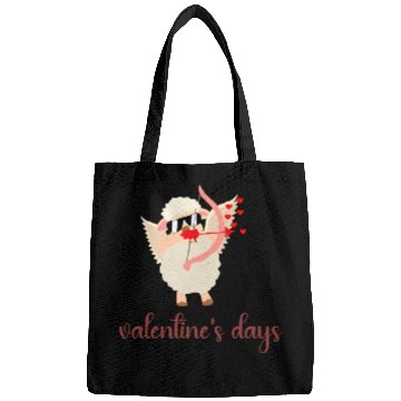 Discover valentine s days llama Bags