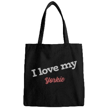 Discover I Love My Yorkie Bags
