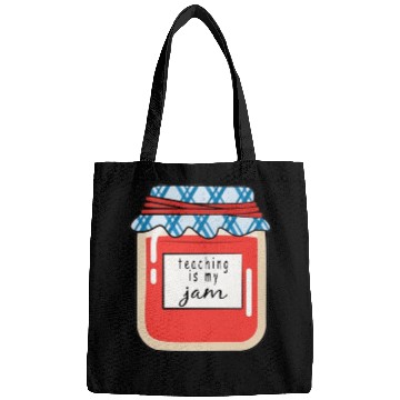Discover Teaching is my Jam,teacher,teacher appreciation Bags