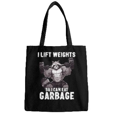 Discover Raccoon Gym Workout Weightlifting Gift Bags