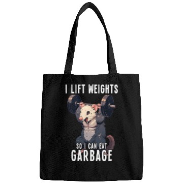 Discover Opossum Gym Weightlifting Workout Gift Bags