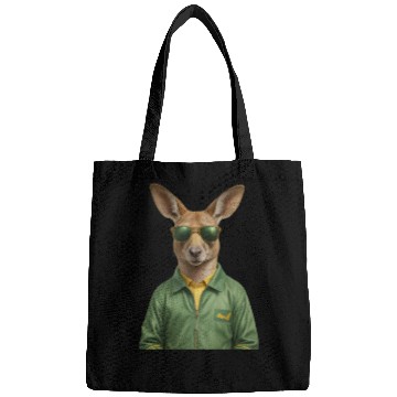 Discover Green and Gold Kangaroo 3 Bags