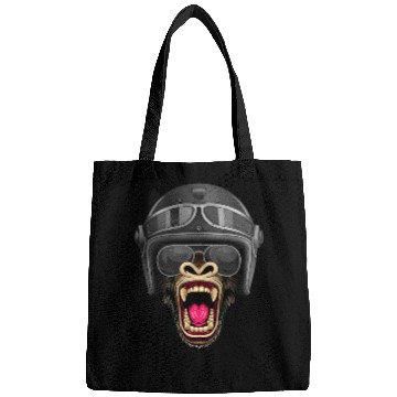 Discover Biker Gorilla Motorcycle Silver Back Monkey Bags
