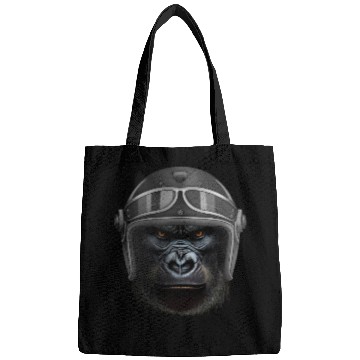 Discover Biker Gorilla Motorcycle Silver Back Monkey Bags
