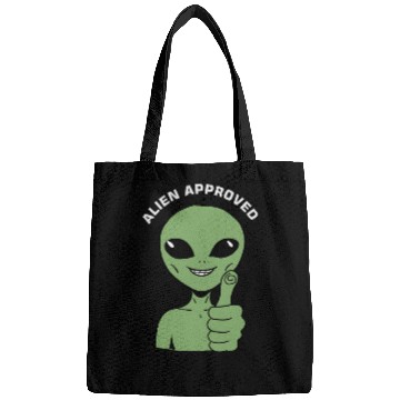 Discover Alien Approved Retro Sci-Fi Bags