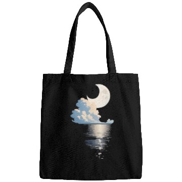 Discover Full Moon Over sea Bags