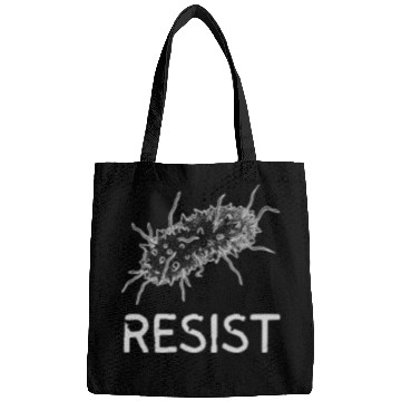 Discover Bacteria Resist Design – Microbiology Science Art Bags