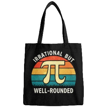 Discover Retro Irrational But Well Rounded Pi Day Math Love Bags