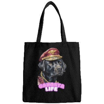Discover Gangsta Life Back Labrador 2 Bags