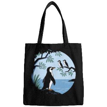 Discover Birdwatching Penguins Nature Scene Bags