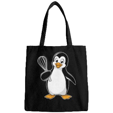 Discover Whisk-Wielding Penguin Chef Delight Bags