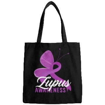 Discover Lupus Awareness Butterfly Embrace Bags