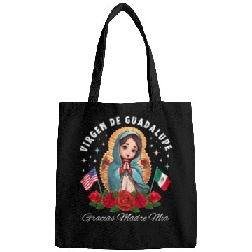 Discover Our Lady of Guadalupe Gracias Madre Mia Mexico Bags