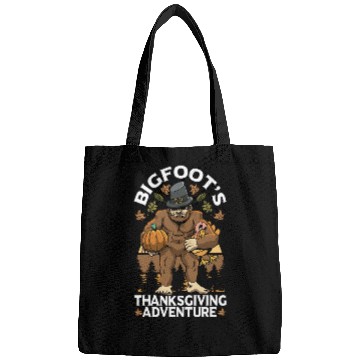 Discover Bigfoot Thanksgiving Pilgrim Bags