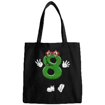 Discover Number Eight Galaxy Grin Cosmic Charm Bags