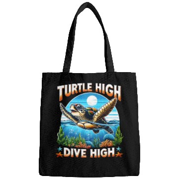 Discover Turtle High Dive High Turtle Lover Bags