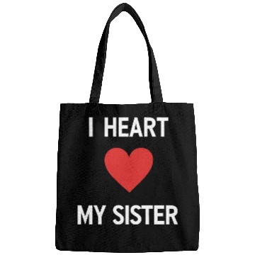 Discover I Love My Sister Family Love Heart Gift Bags