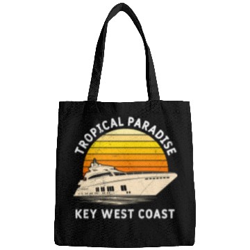Discover Florida TROPICAL PARADISE KEY-WEST COAST Bags