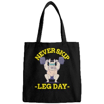 Discover Never Skip leg Day Bags